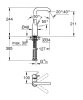 Grohe Essence Bateria umywalkowa bez korka phantom black 24177KF1